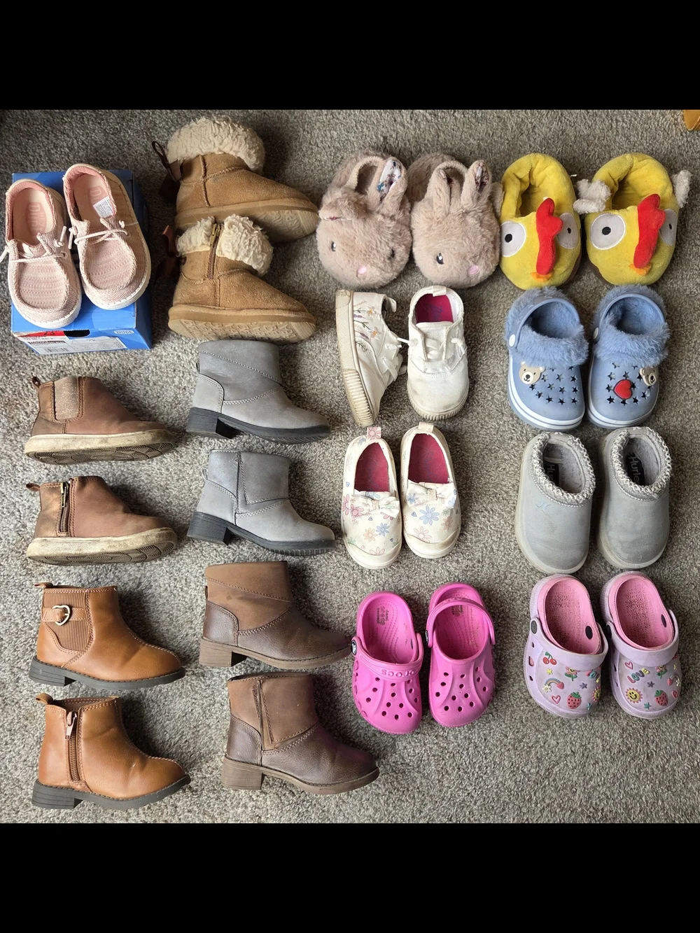 Used 6C Toddler Shoe Lot 14 Pairs